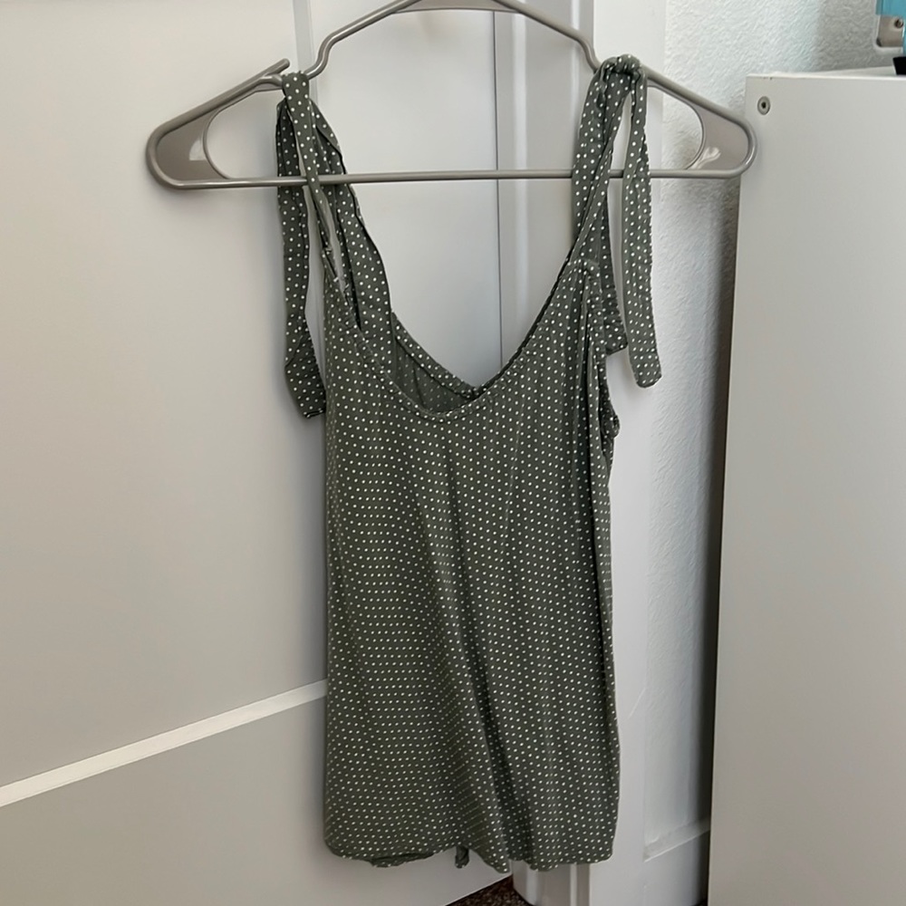 Spotted tank top